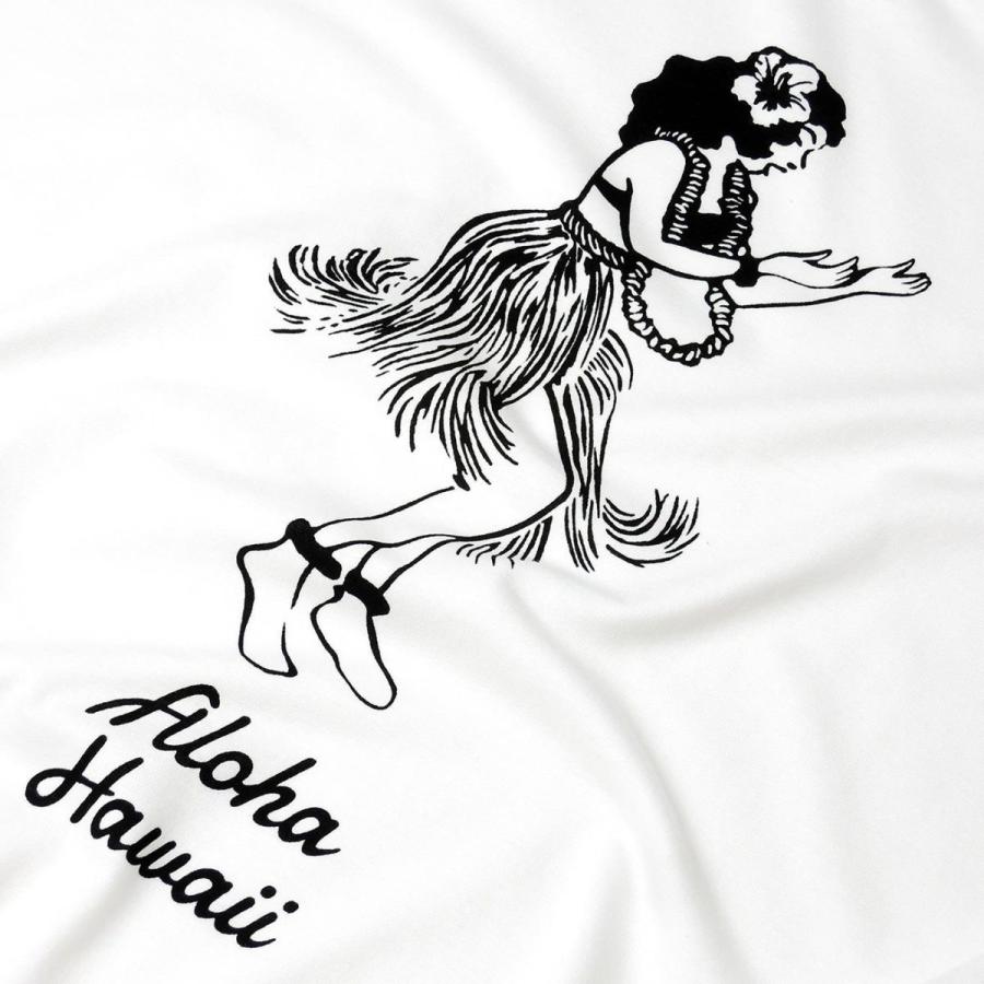 HULA GIRL Tシャツ フラダンス フラガール ハワイ アロハ レディース 半袖 ホワイト ブラック ALOHA HOLIDAZE ホリデイズ｜horizonblue｜03