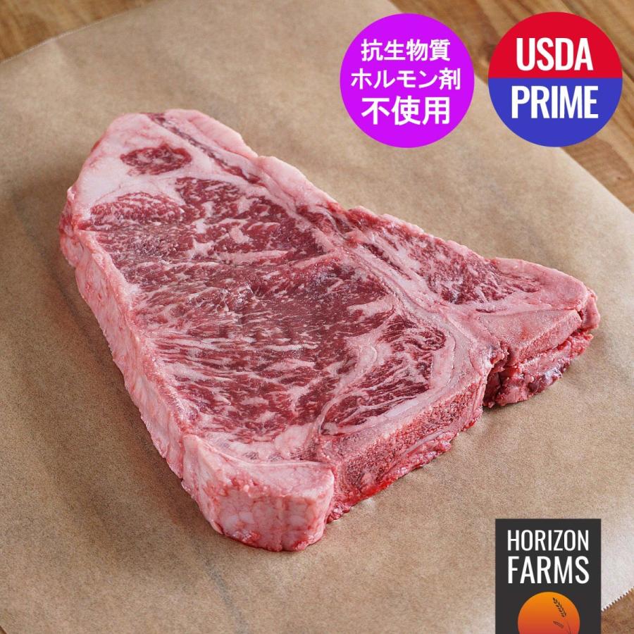 USDA プライム 牛肉 厚切り Tボーン ポーターハウス ステーキ 400g アメリカン ビーフ 骨付き 牛肉 霜降り 高級 ステーキ肉 ギフト