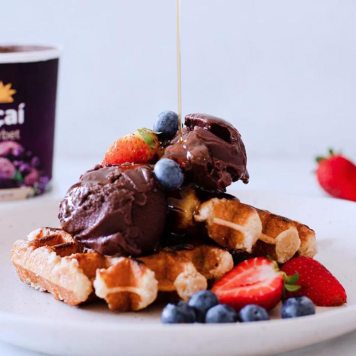 オーガニック アサイー シャーベット 乳製品不使用 化学物質不使用