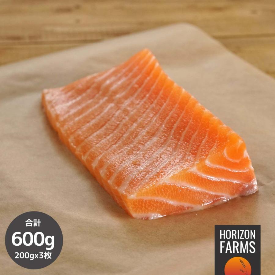 タスマニア産 最高級 アトランティック 冷凍 サーモン 刺身 切身 200g