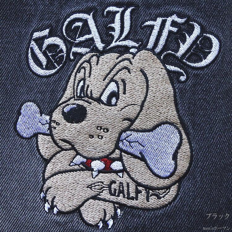 2024年冬新作 GALFY.E.L.N/ガルフィー 骨骨カラーデニムパンツ 怒顔