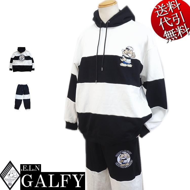 19年冬物新作 Galfy E L Nガルフィー 二代目コンビニ 90年代mix アップリケ刺繍 パーカー長袖長パンツ上下セットアップスーツ Setup黒 L Xl L 3l対応 ホーマン 通販 Yahoo ショッピング