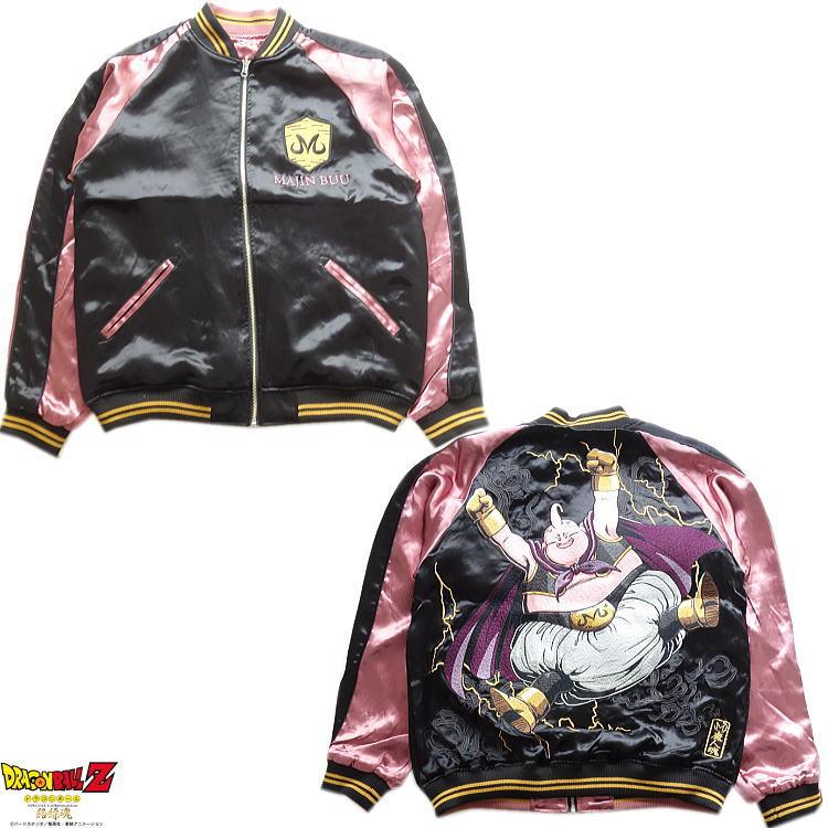 未使用級☆ 絡繰魂　ドラゴンボール　コラボ　魔人ブウ和柄　刺繍　スカジャン 未使用級☆ 絡繰魂 ドラゴンボール コラボ 魔人ブウ和柄 刺繍