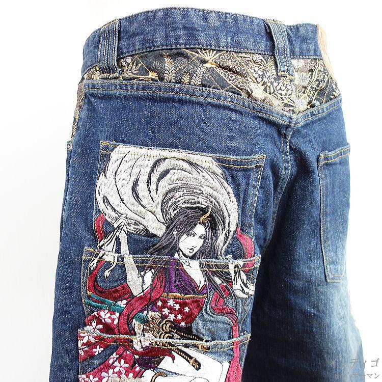 ビッグ有 抜刀娘/バットウムスメ 結愛風神刺繍 総刺繍DP 金襴地切替 3