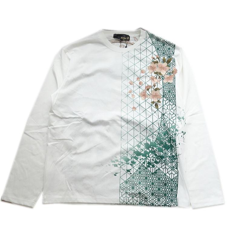 開店祝い 絡繰魂 千手観音柄刺繍 長袖Tシャツ XXL 白 aaramrodrigues