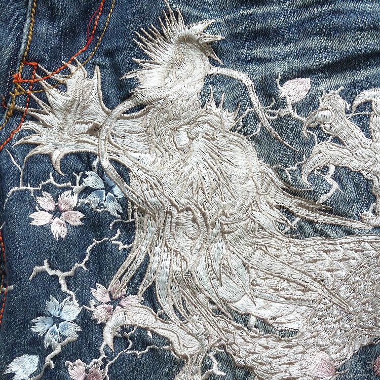華鳥風月 龍刺繍 桜 稲光 炎 総刺繍 金襴和柄地切替 SDP 華鳥風月 龍刺繍 桜 稲光 炎 総刺繍 金襴和柄地切替 SDP