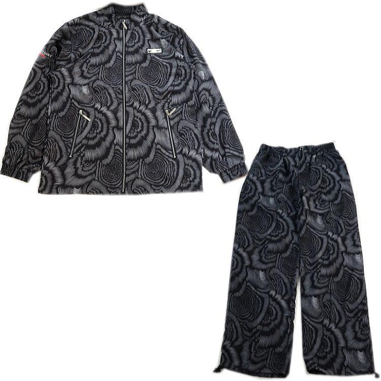 春夏物 ビッグ有 Odyssey/オデッセイ 渦巻柄 ZIPアップジャケット 大人