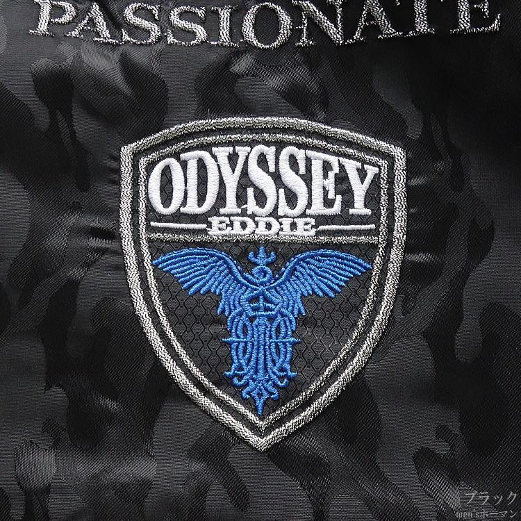 最高 2022年秋冬新作 ビッグ有 Odysseyオデッセイ 迷彩 ジャガード織 ワッペンロゴ刺繍 総裏 中綿キルティング ジャケット/ブルゾン 白/黒 M/L/LL/3L(4Lまで) 344612