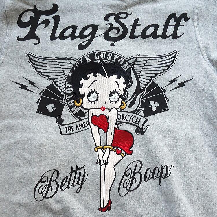 FLAGSTAFF×BettyBoopアニメコラボ ベティ・ブープ 羽 ロゴ セクシー