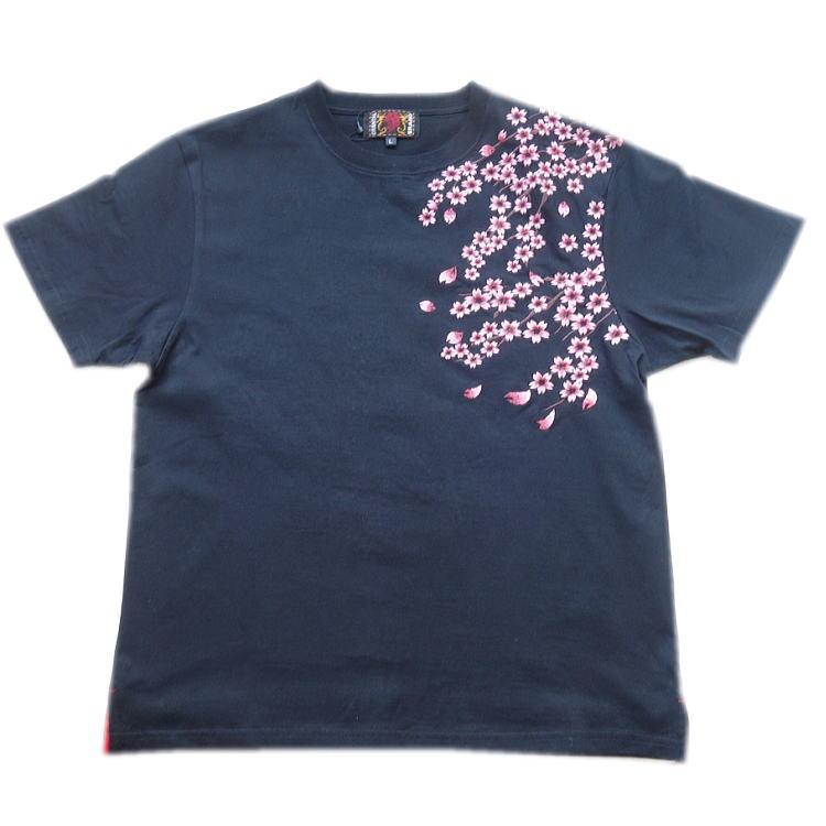 ビッグ有 錦/にしき 大桜刺繍 一本桜 Full Bloom満開 ロゴ刺繍 ビッグ有 錦/にしき 大桜刺繍 一本桜 Full Bloom満開 ロゴ刺繍