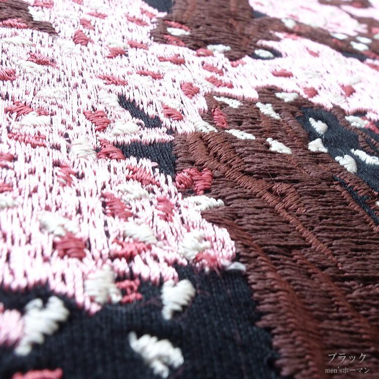 ビッグ有 錦/にしき 大桜刺繍 一本桜 Full Bloom満開 ロゴ刺繍 総刺繍