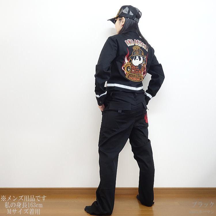 新品 L パンディエスタジャパン つなぎ 530858 パンダ 黒 新品 L パンディエスタジャパン つなぎ 530858 パンダ 黒 パンツ