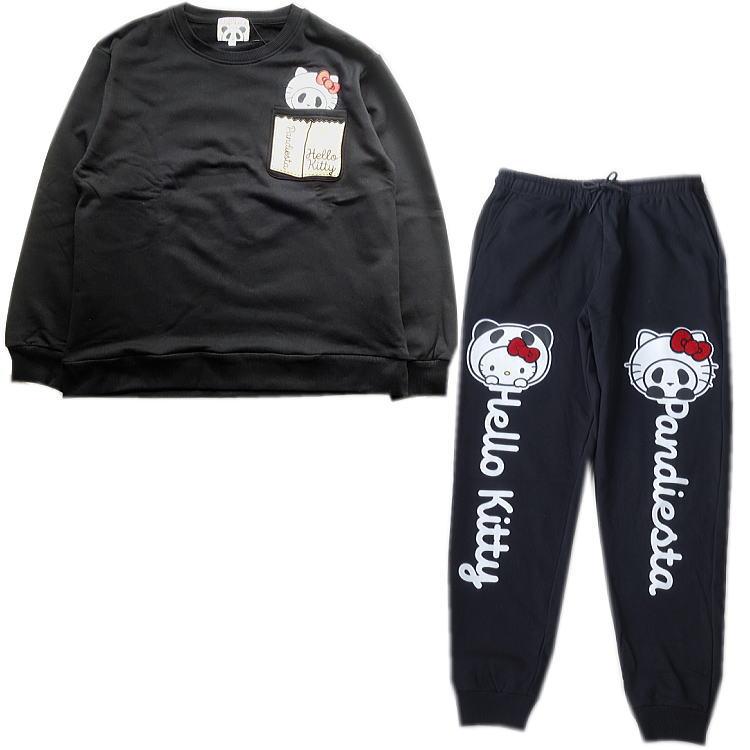 （62）PANDIESTA JAPAN ハローキティ スウェット Hello Kitty×Pandiesta なりきりパンダなりきりキティ スウェット