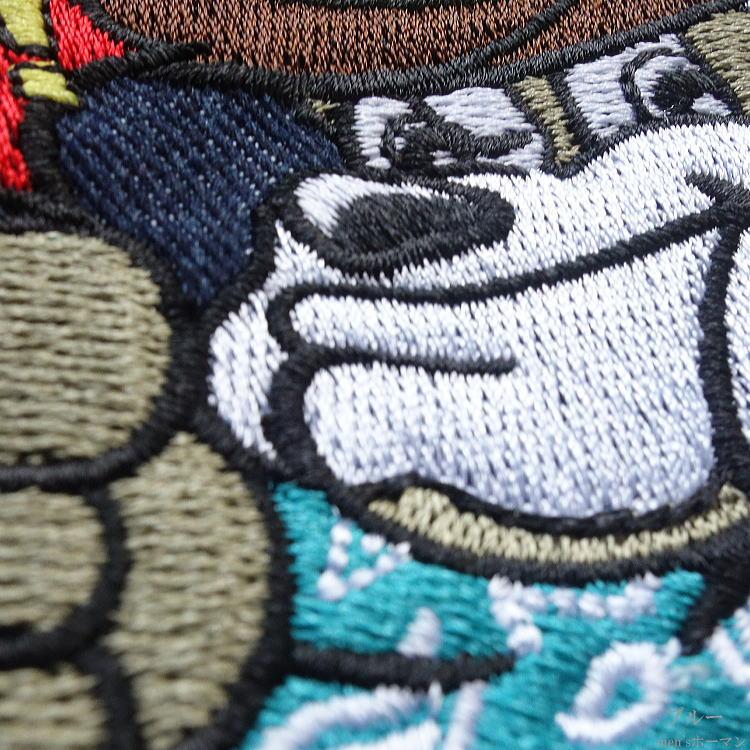 新作 LechienFeroceルシアンフェローチェ ブルドッグ刺繍 ロゴ 星リベット ストレッチ カジュアル DPデニムパンツ ジーンズ ブルー 82/85/88/91/95/100 LF-7100 |  | 18