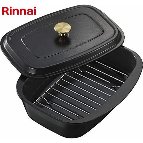 ザ・ココット(固定枠付)【土日祭日配送不可】 リンナイ RBO-TCV【送料無料】 (RBOTCV) リンナイ（Rinnai） RBO-TCV ザ・ココット ブラック 固定枠付き