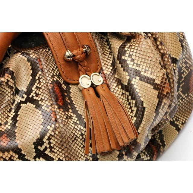 良品 GUCCI グッチ スエード 三連 ファスナー SV金具 ヴィンテージ ワン ショルダー バッグ ブラウン ブランド 鞄 Bag a9954 GUCCI（グッチ） スエード ワンショルダー バッグ 肩掛け 002058
