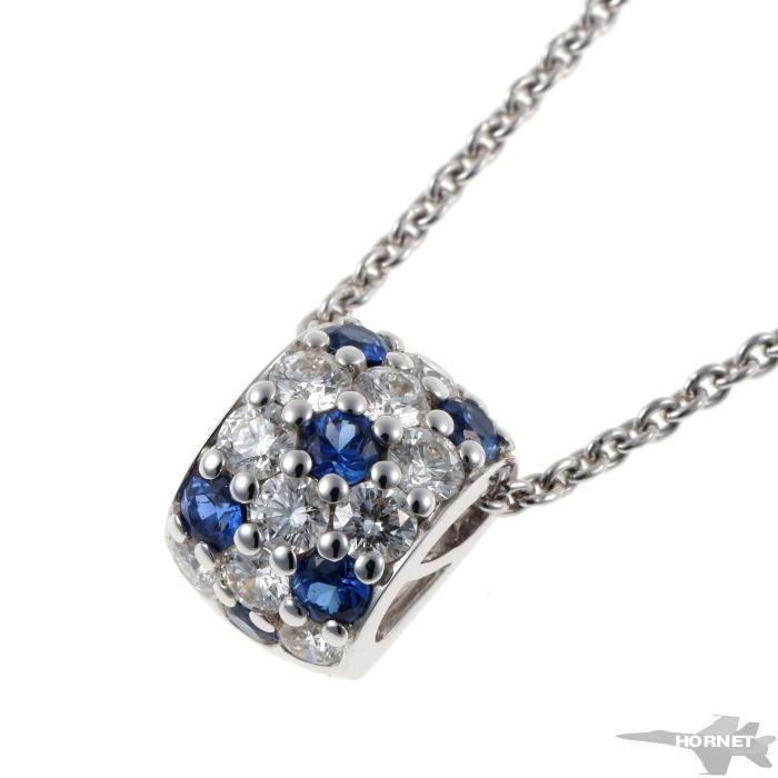 MIKIMOTO ミキモト パヴェダイヤ サファイア ネックレス MIKIMOTO ミキモト パヴェダイヤ サファイア ネックレス