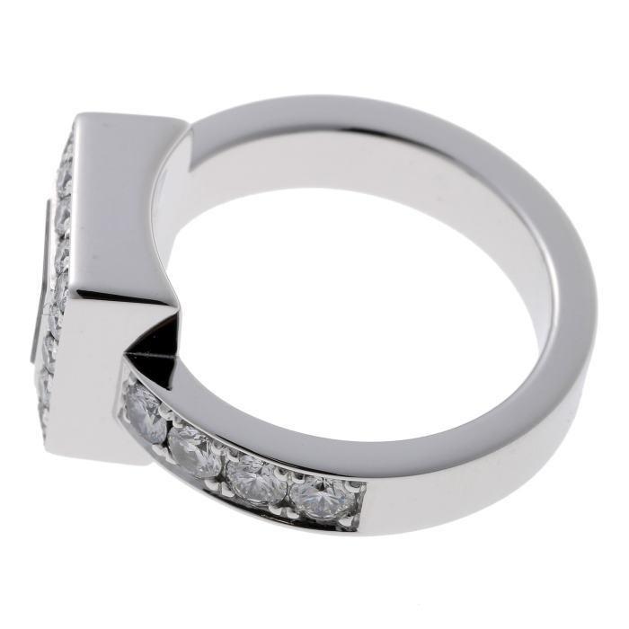 ハッピーダイヤモンド Chopard ショパール スクエア #10 リング 82 