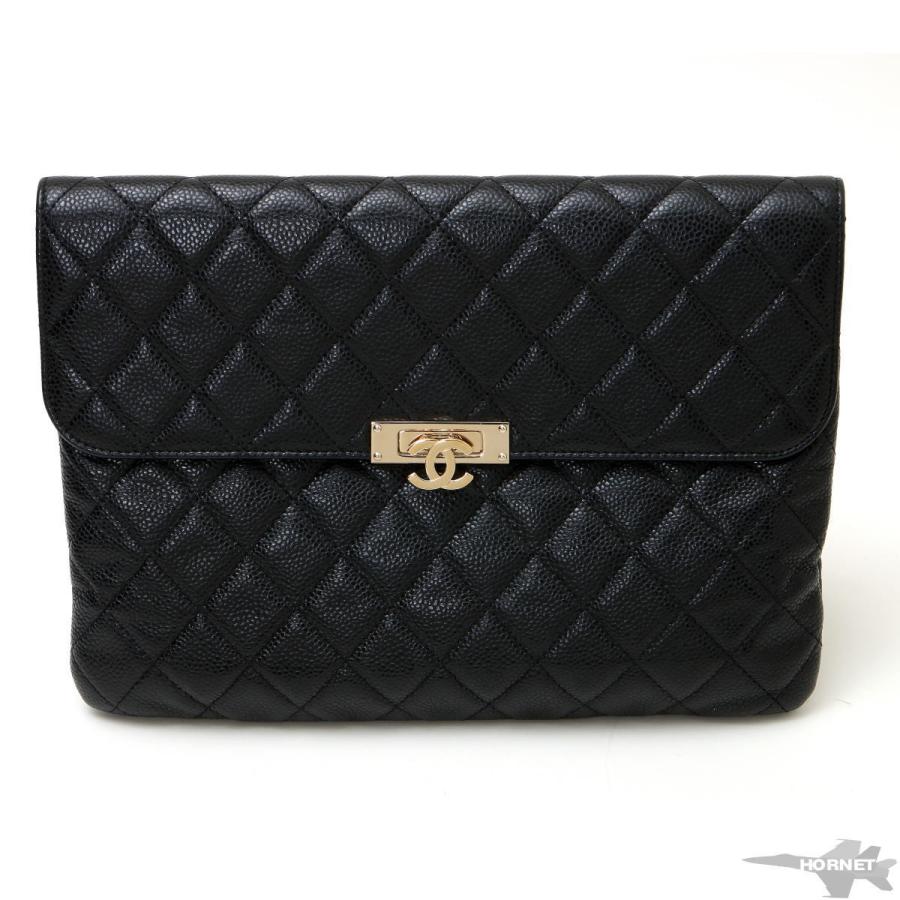 CHANEL シャネル ココマーク ロック マトラッセ クラッチバッグ 
