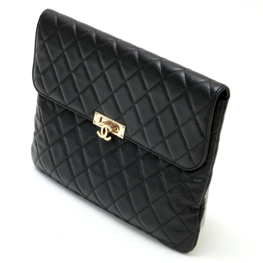 CHANEL シャネル ココマーク ロック マトラッセ クラッチバッグ 