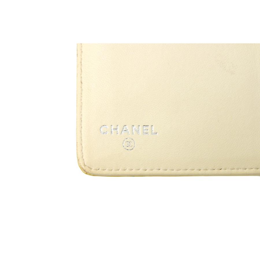 CHANEL シャネル シンボルチャーム 二つ折り長財布 A37151 エナメル