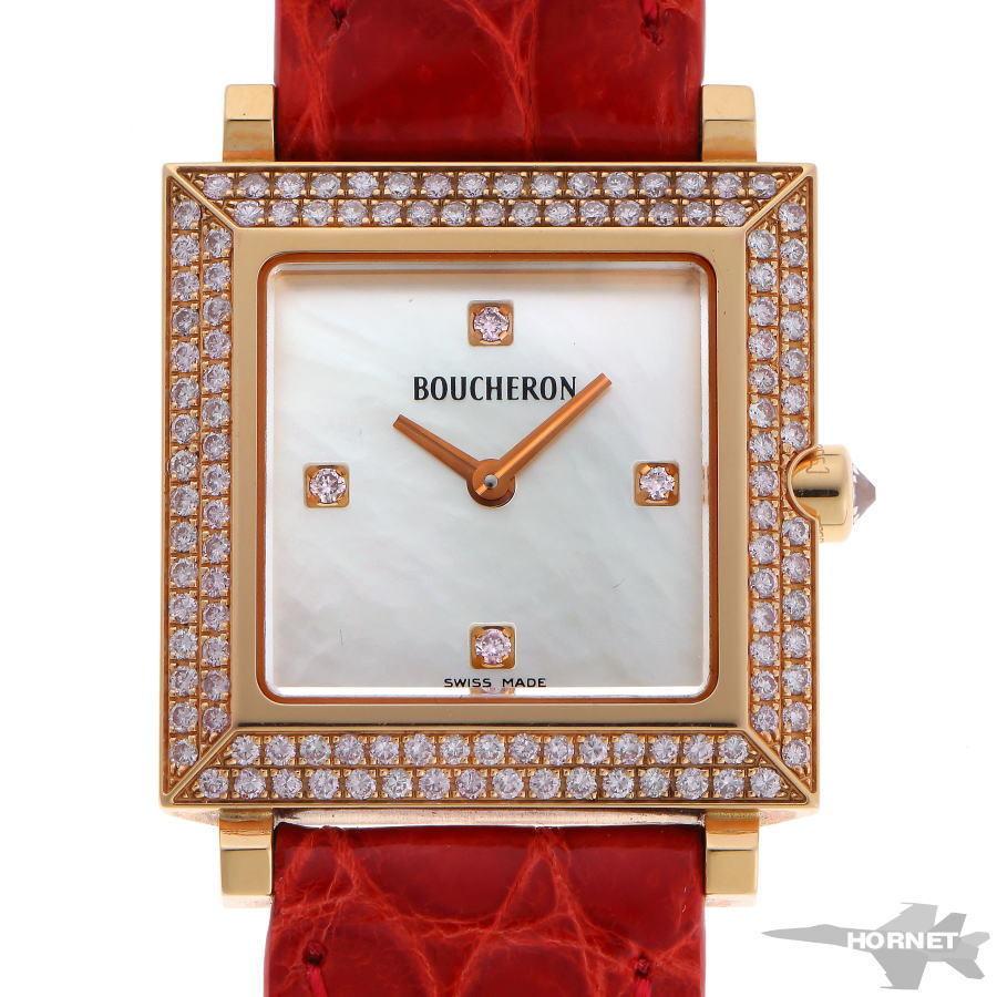 BOUCHERON ブシュロン ディアマン ダイヤ クォーツ - 750PG レディース