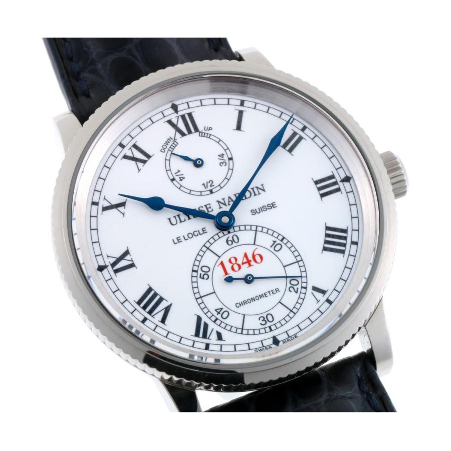 ULYSSE NARDIN ユリスナルダン マリン クロノメーター 1846 150th オートマチック 260-22 750WG メンズ 時計 2310241｜hornetito｜04