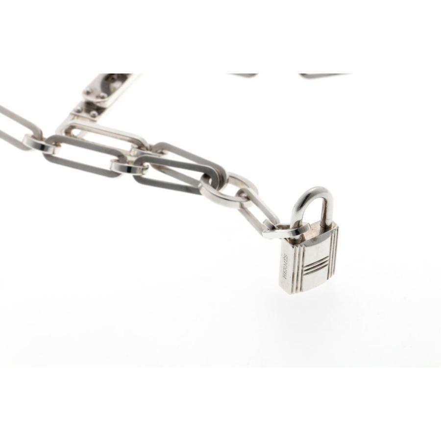 HERMES エルメス ケリー シェーヌ カデナ　サイズ44 ネックレス - シルバー Ag925 2400625_4