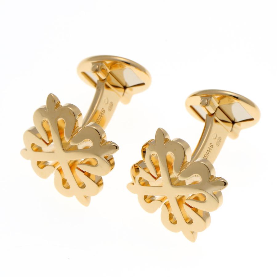 超美品 PATEK PHILIPPE ゴールド カフリンクス カラトラバ PATEK PHILIPPE パテックフィリップ クロス