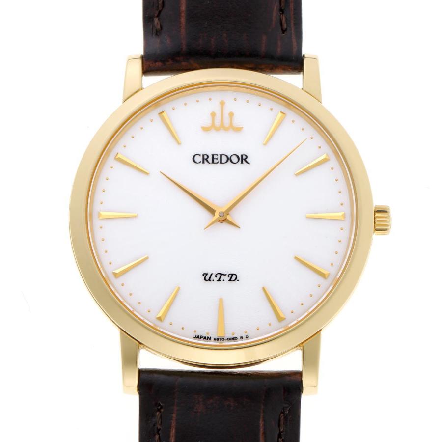超貴重※SEIKOセイコー『CREDOR クレドール』プラチナ無垢GBAT009 CREDOR SEIKO セイコー クレドール シグノ U.T.D. 手巻 GBAQ976 / 6870