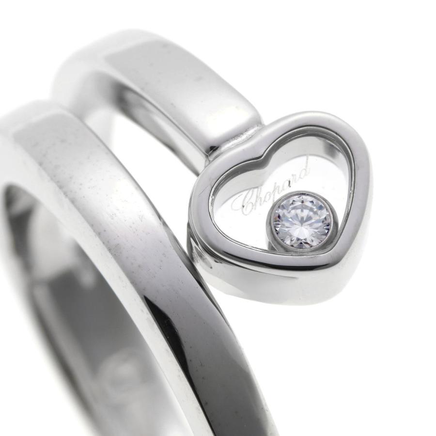 Chopard ショパール ハッピー ハート ツイスト ダイヤ #9.5 リング 82/6717 ホワイトゴールド 750WG 2410206_4