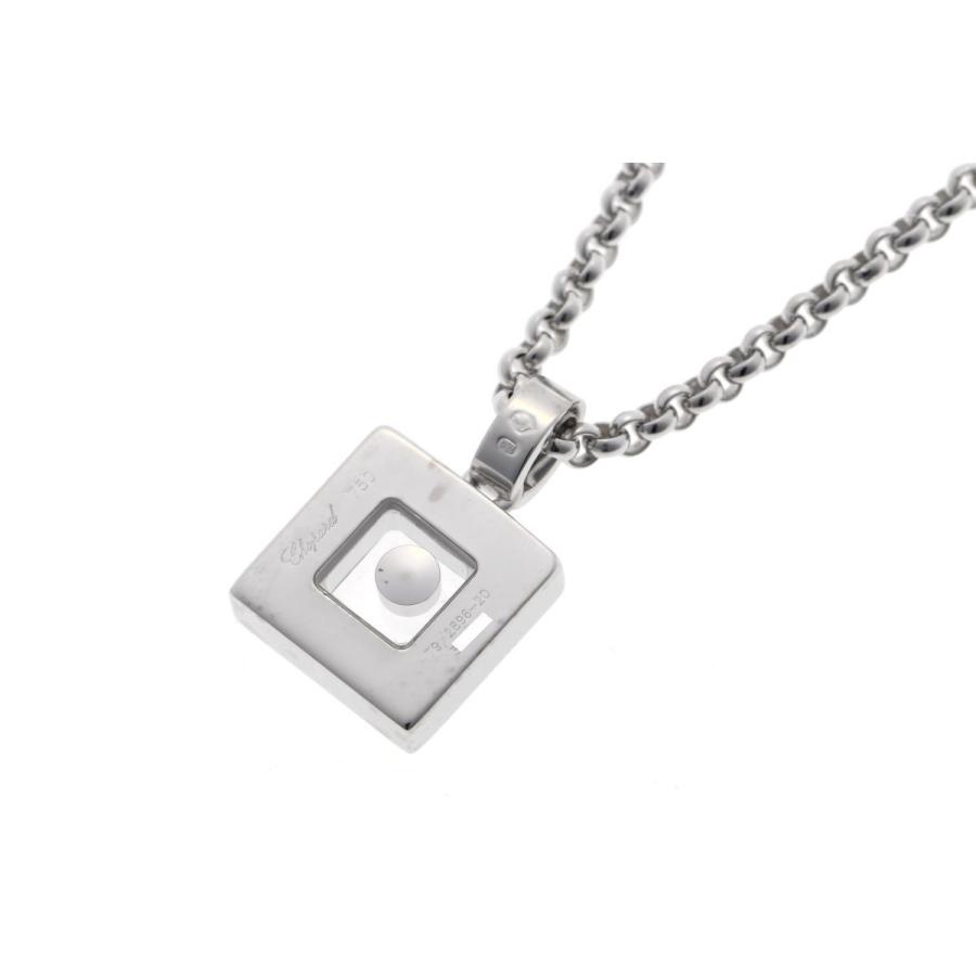 ハッピーダイヤモンド Chopard ショパール スクエア ネックレス 79
