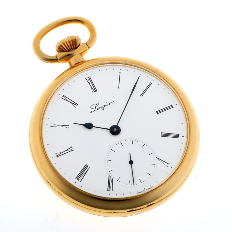 Longines 手動巻き 稼働品 ゴールドカラー スモールセコンド LONGINES（ロンジン） ポケットウォッチ スモールセコンド 手巻 Cal