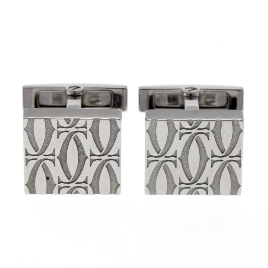 Cartier（カルティエ） C ドゥ スクエア カフス T1220227 シルバー