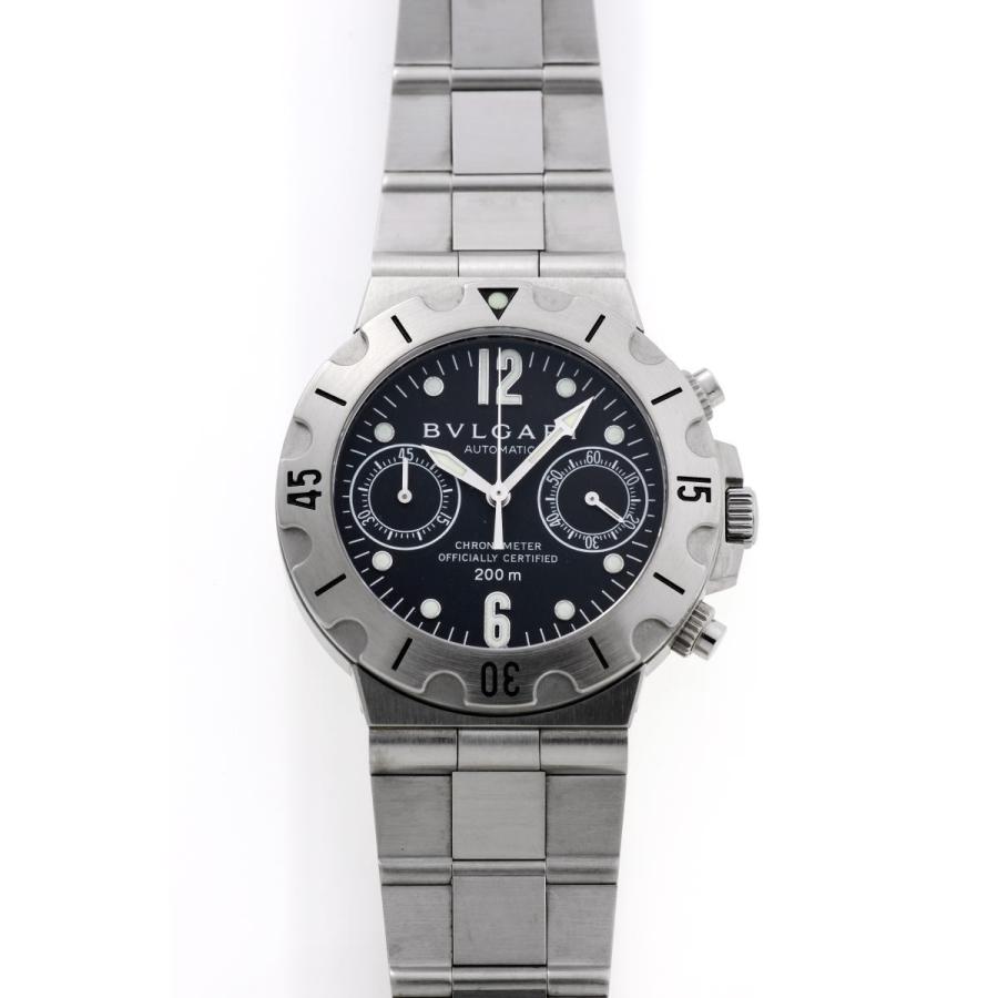 ディアゴノ BVLGARI ブルガリ スクーバ クロノグラフ オートマチック 