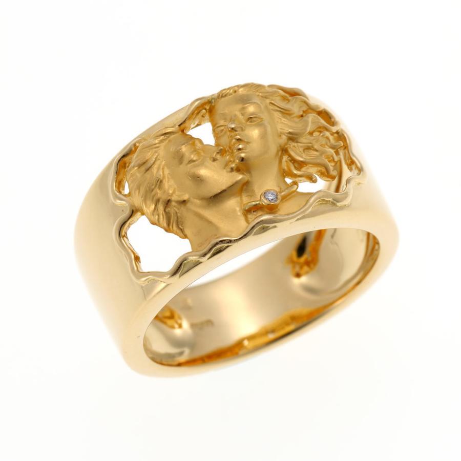 ⭐大幅大幅お値下げ中⭐カレライカレラ アダムとイブ ルビーダイヤリング K18 ⭐大幅大幅お値下げ中⭐カレライカレラ アダムとイブ ルビーダイヤ