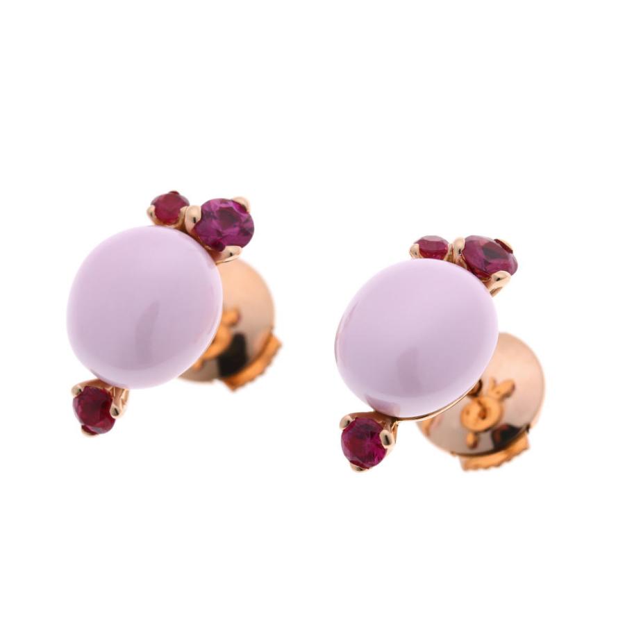ポメラート POMELLATO カプリ ピンクセラミック ルビー ピアス