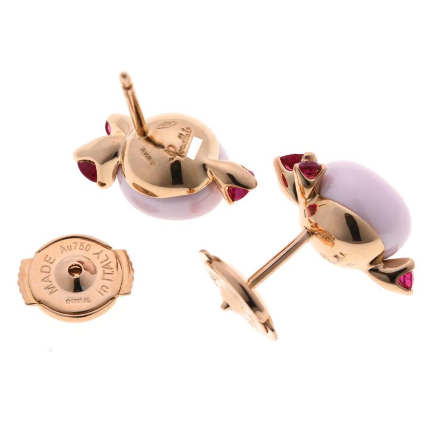 ポメラート POMELLATO カプリ ピンクセラミック ルビー ピアス
