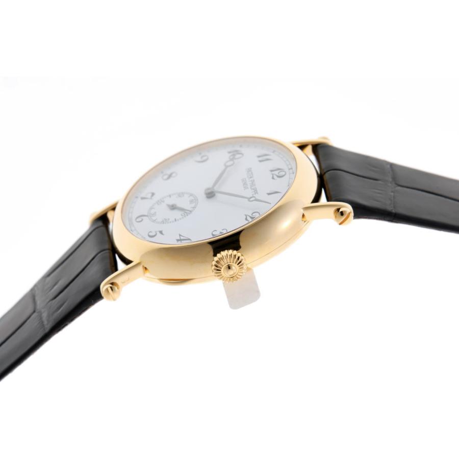 カラトラバ PATEK PHILIPPE パテックフィリップ オフィサー 150周年 手巻 Cal.215 3960J 750YG メンズ ...