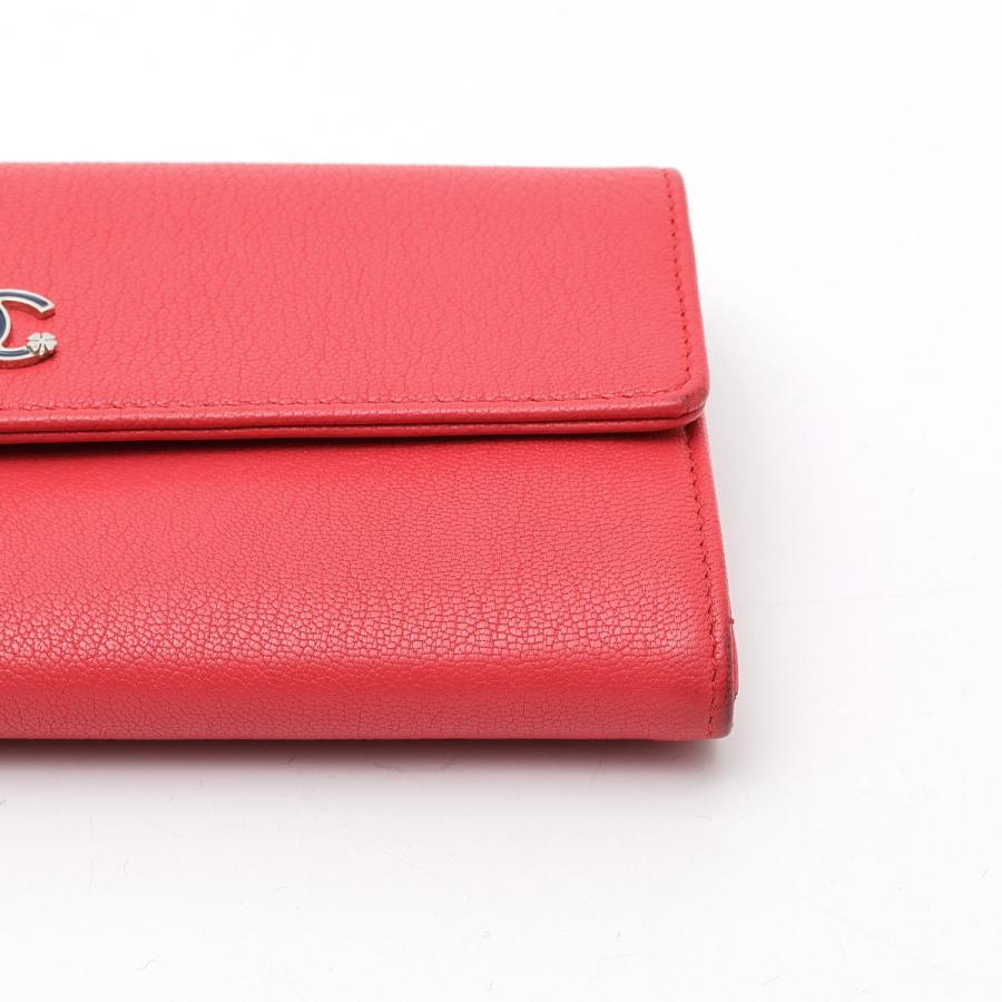 CHANEL（シャネル） ココマーク カメリア フラップ ウォレット 長財布