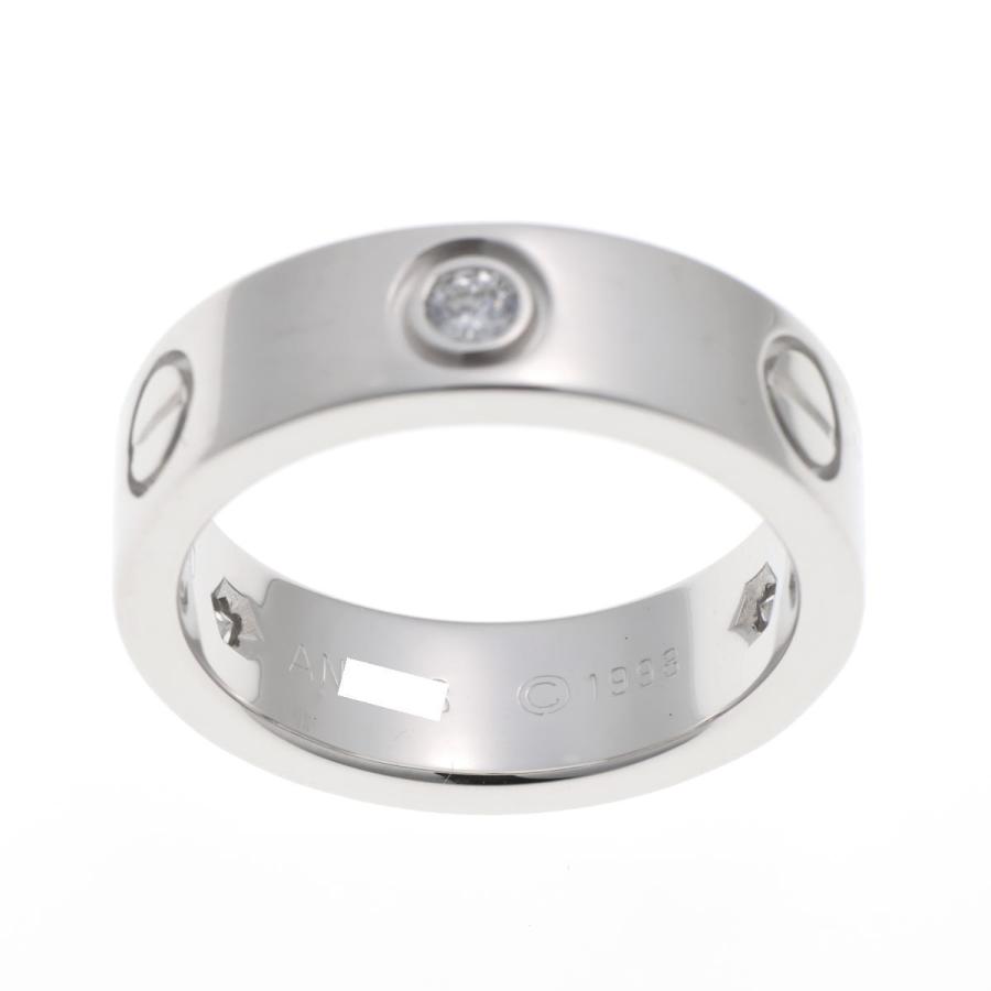 Cartier カルティエ LOVE　ラブ クラシック ハーフダイヤ #50 リング B4032550 ホワイトゴールド 750WG 2520059_2