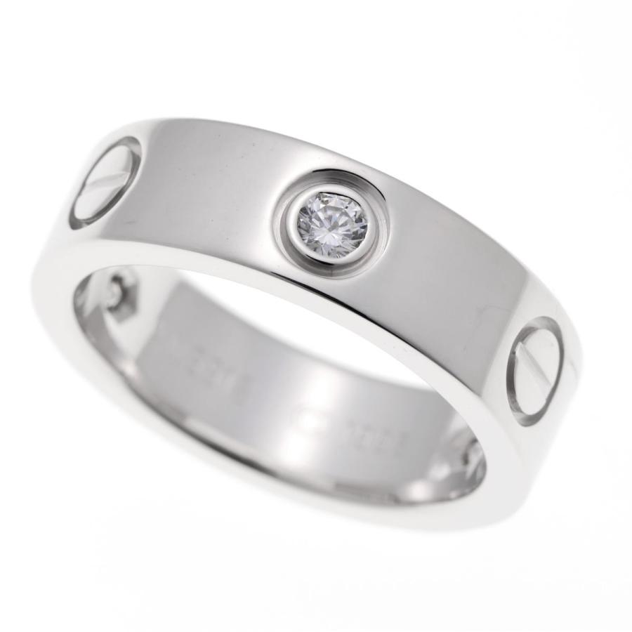 Cartier カルティエ LOVE　ラブ クラシック ハーフダイヤ #50 リング B4032550 ホワイトゴールド 750WG 2520059_4