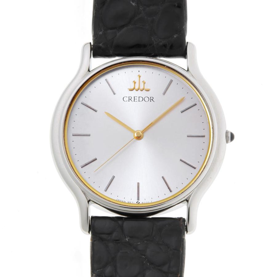CREDOR SEIKO セイコー クレドール クォーツ 9571-6000 SS メンズ 時計