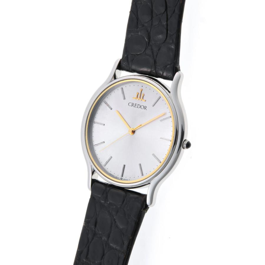 CREDOR SEIKO セイコー クレドール クォーツ 9571-6000 SS メンズ 時計