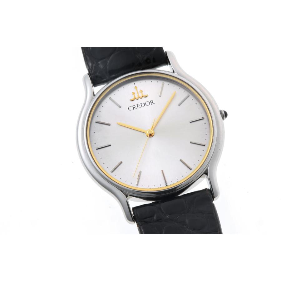 CREDOR SEIKO セイコー クレドール クォーツ 9571-6000 SS メンズ 時計