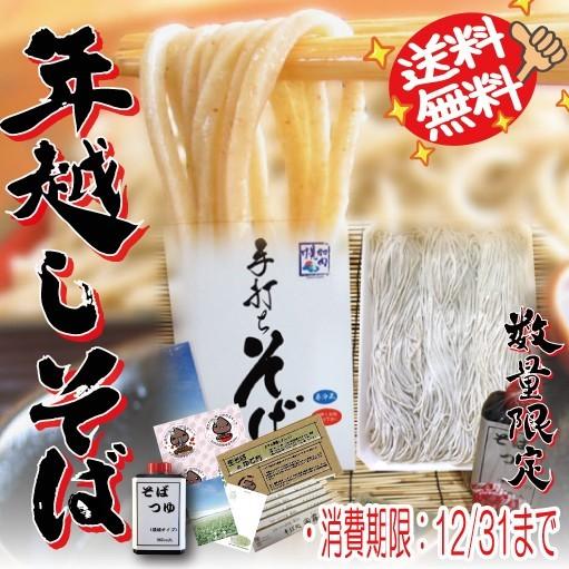 【送料無料】年越しそば5人前×1　産地直送！手打ち そば！年越しそば！幌加内そば | 