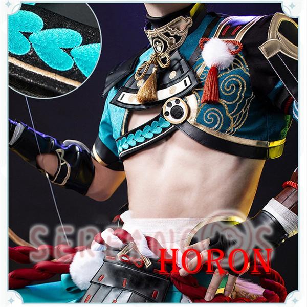 原神 コスプレ 五郎 コスプレ 衣装 ゴロー 岩元素 イベント 高品質 Genshin ゲーム コスチューム コスプレ