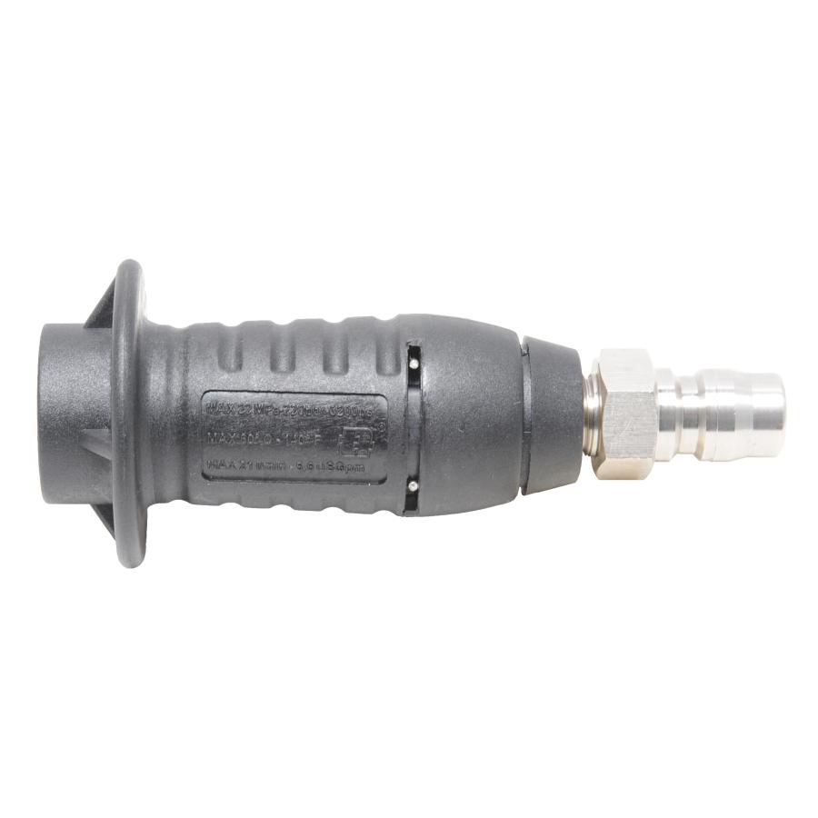 フチ付FAノズル 噴射角度可変ノズル 3/8カプラプラグ : ホース屋