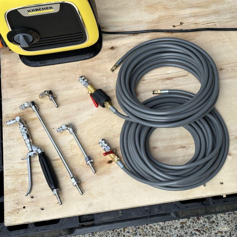 週末限定！エアコン洗浄、30m！高圧ホース、軽量 楽天市場】ケルヒャー クイックコネクト式専用 耐候性を高めた外