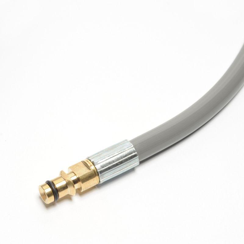 6M ホース屋オリジナル エアコン洗浄用ホース 柔軟・軽量ライトグレー